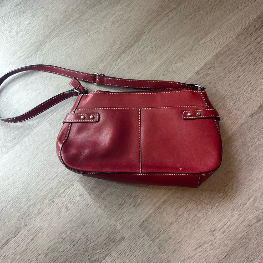 Etienne Aigner Cherry Red Shoulder Bag